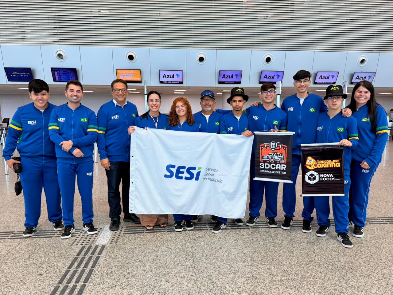 Equipe Bat Tech embarca para torneio internacional de robótica nos Estados Unidos
